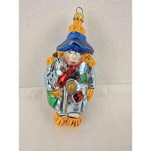 Wizard of Oz Scarecrow Polonaise Kurt Adler Glass Christmas Ornament 5.5"